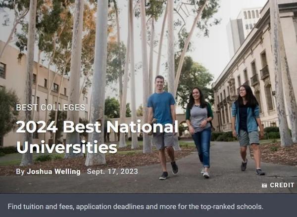最新！2024U.S.News全美最佳大学排名速览！ - 知乎