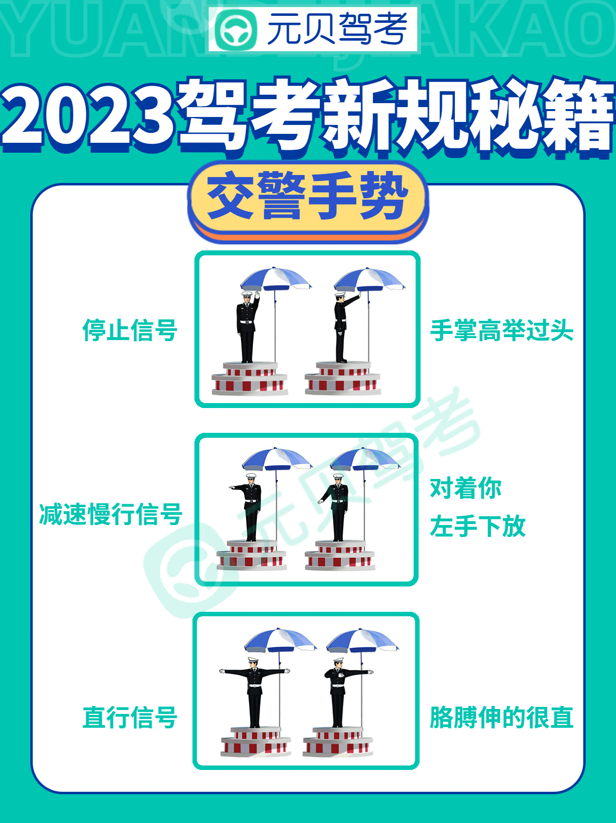 2023驾考新规，科一英文缩写+交警手势+准驾车型技巧合集！ - 知乎
