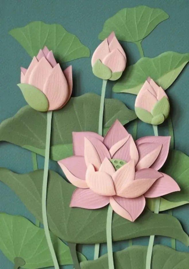 纸艺作品的纸张材料也大有讲究