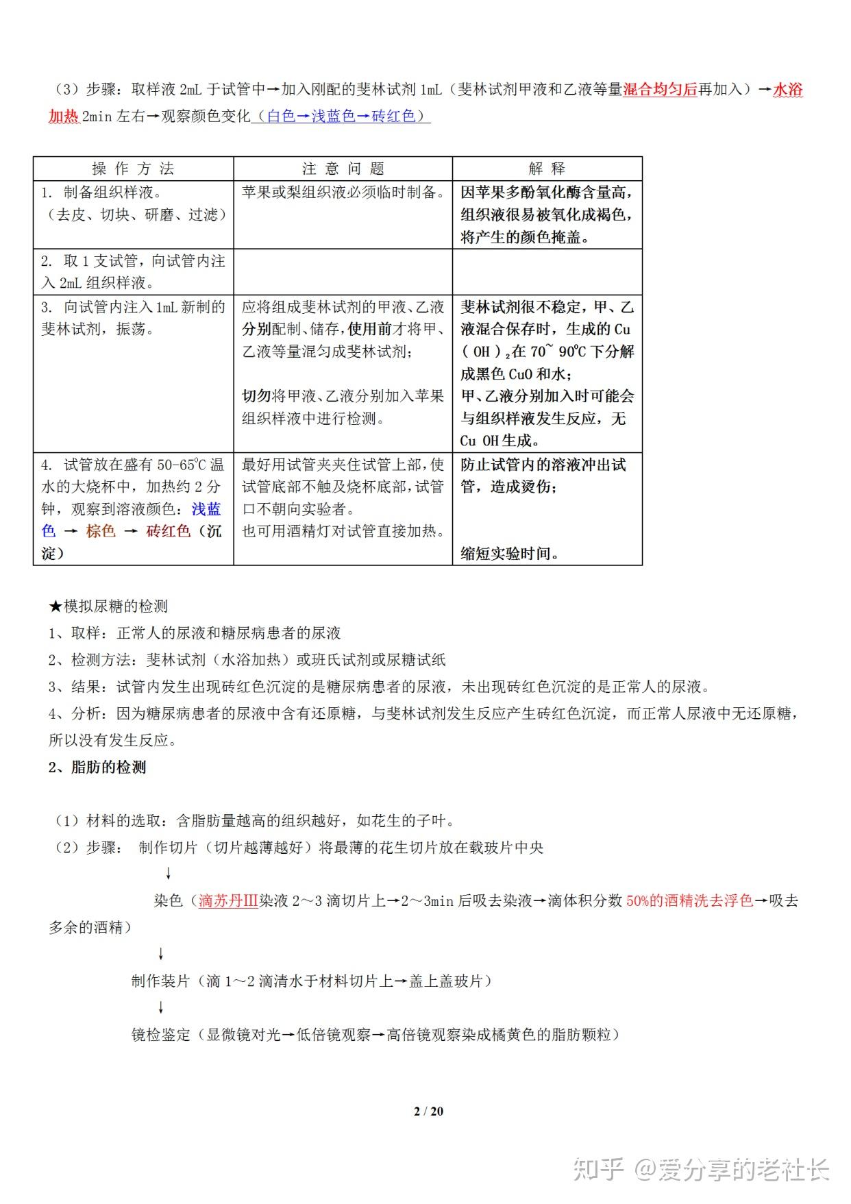 包含高考生物默写卡！核心概念，每天默1页的词条