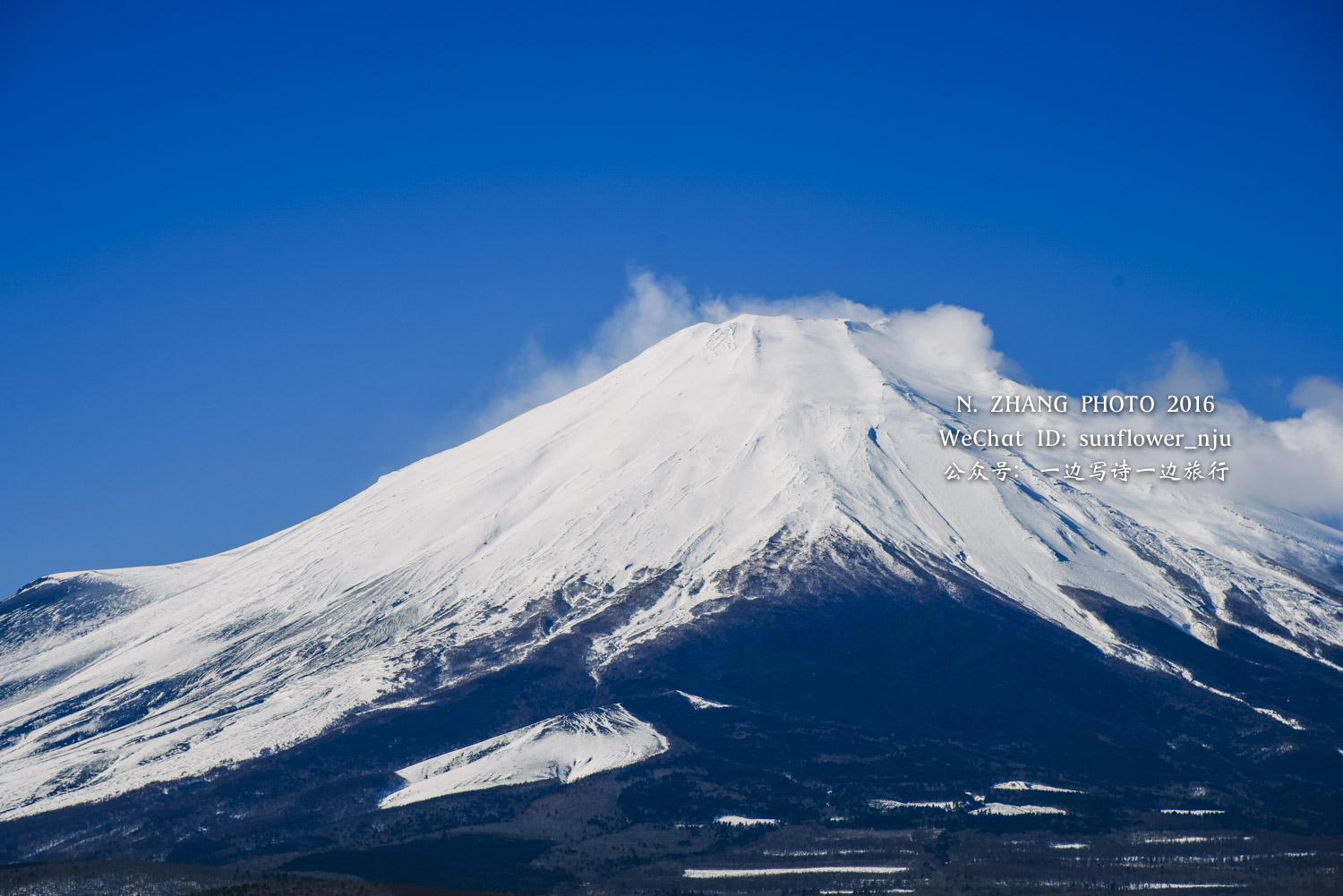 直到去年,师妹发来几张白雪覆盖的富士山照片,一下子让人神魂颠倒