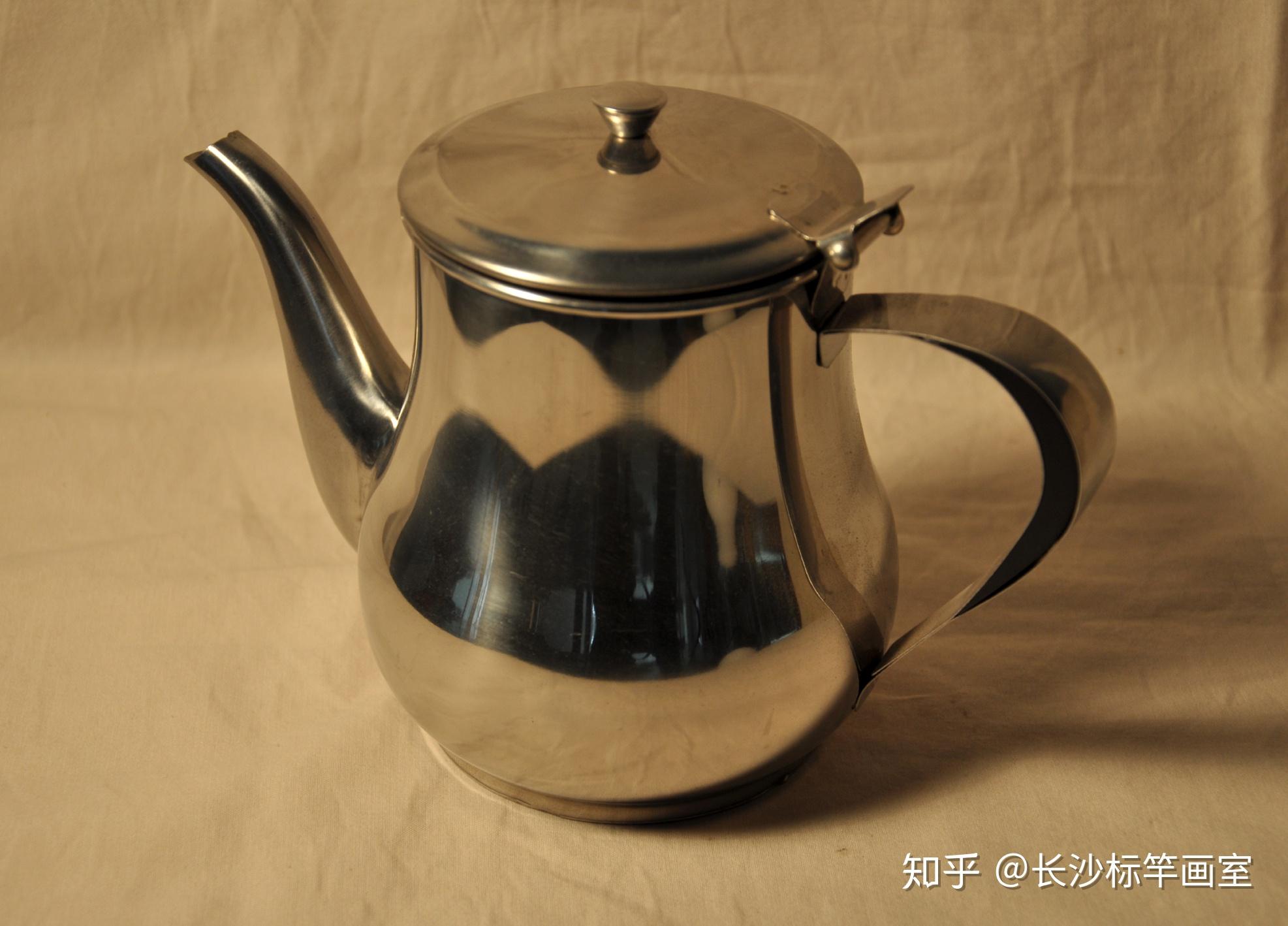 静物素描五个步骤带你画好不锈钢