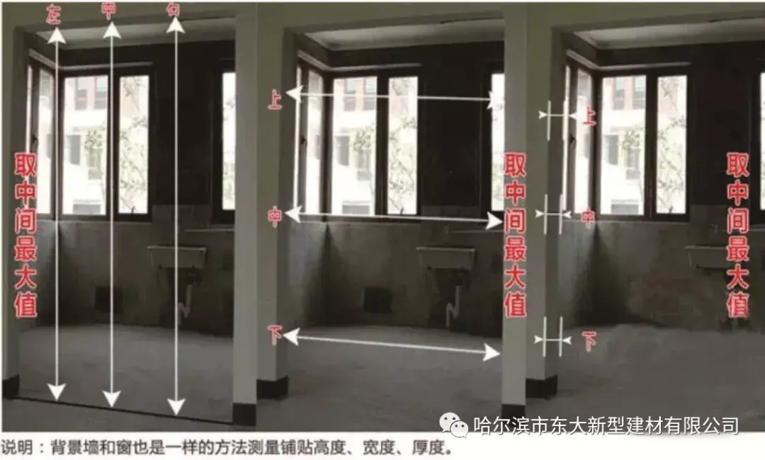 3.確定平牆是否要增加或剃掉部分牆垛.2.