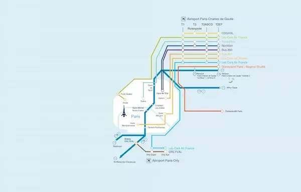 巴黎戴高乐机场去市区交通方式推荐 巴黎市区到戴高乐机场 二安网