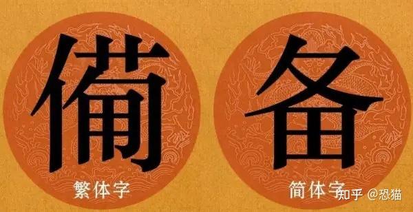 簡體字的由來與繁體字的關係