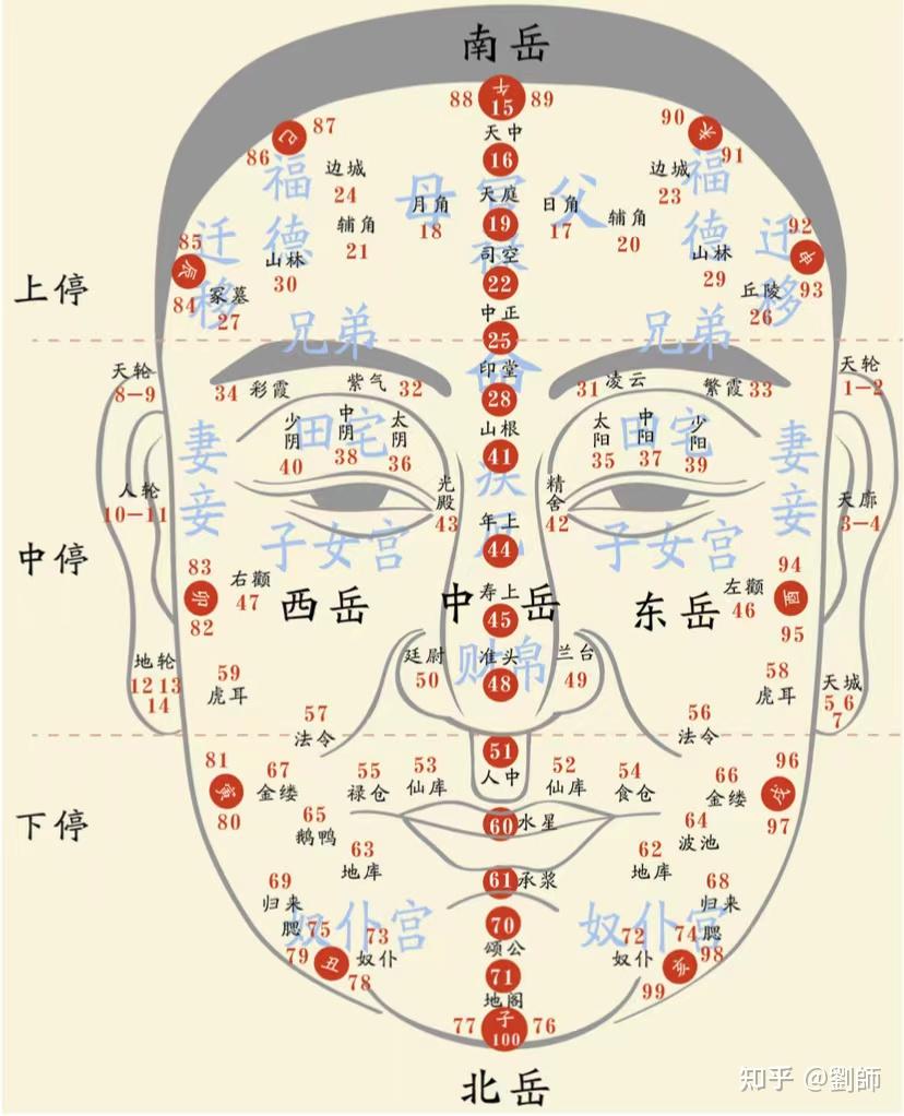 无腮骨面相图片