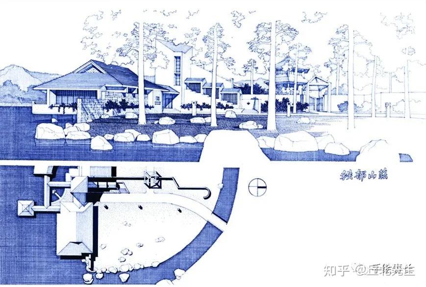 案例手绘山东平度现河公园彭一刚