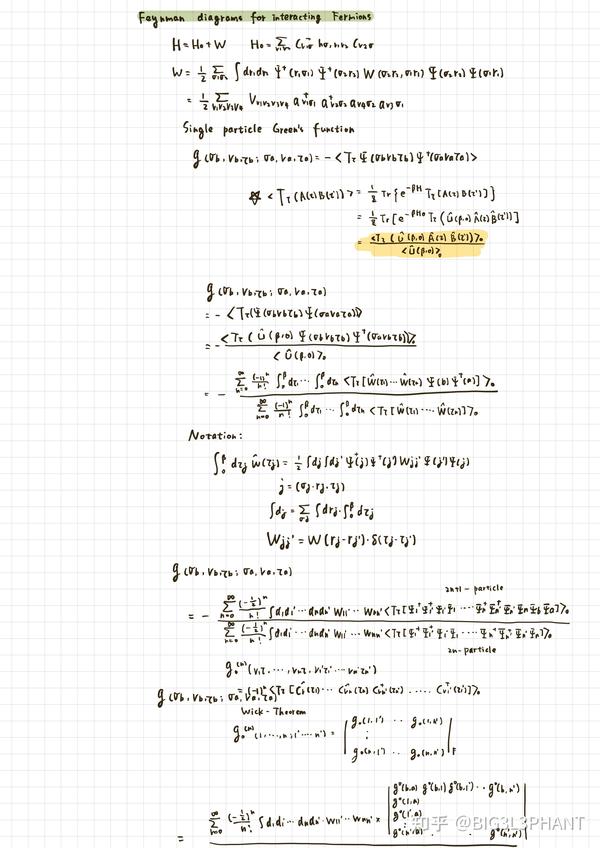 Common Feynman Diagram and Random Phase Approximation of Weak
