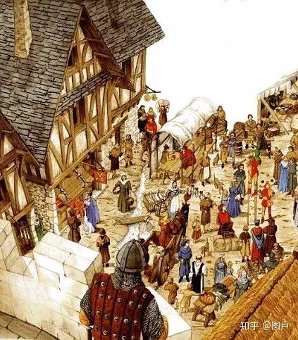 中世纪的城市生活由于在技术与经济的层面上,保证规模的国家已经没有