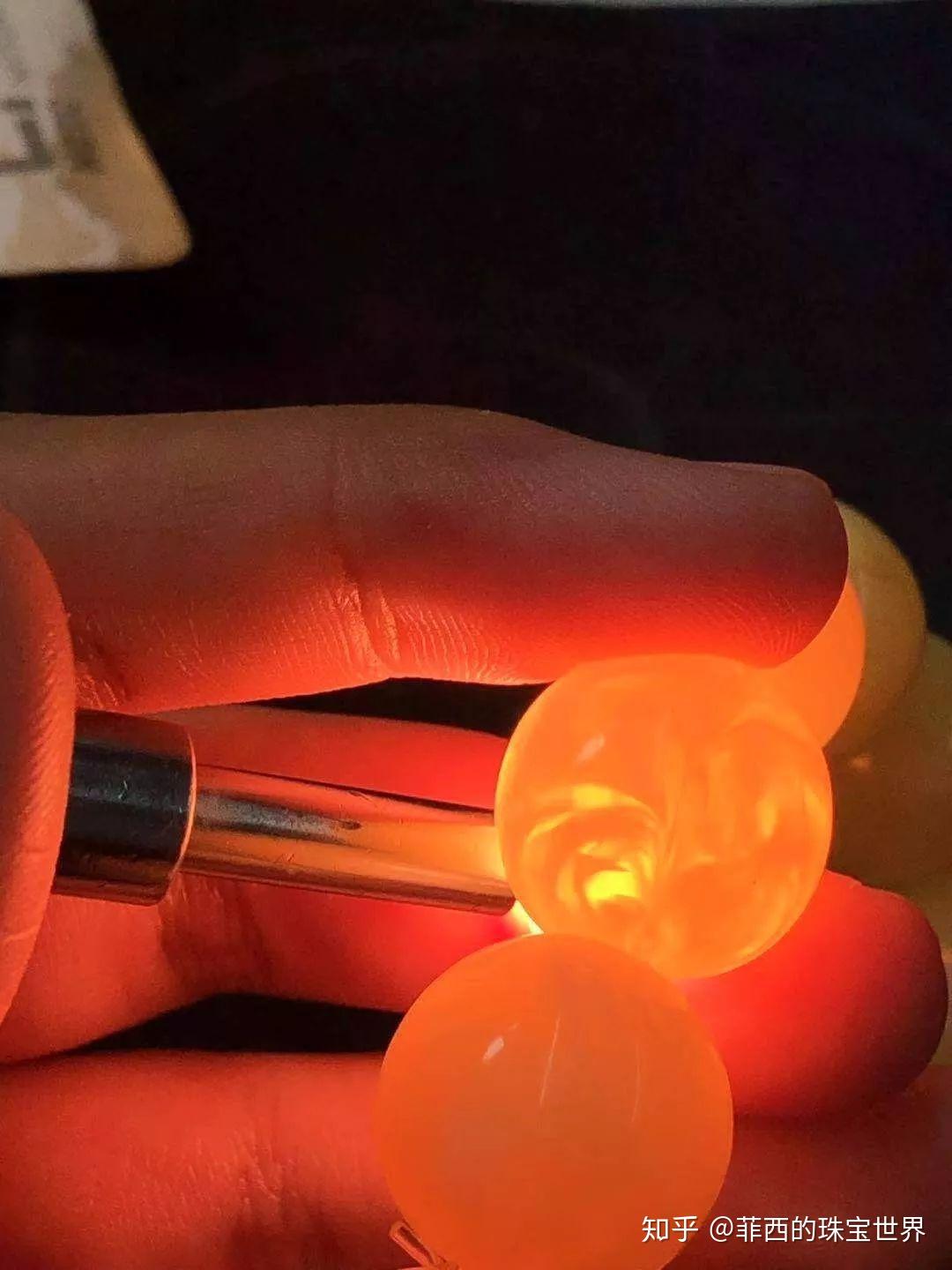 鉴定小记塑料仿琥珀