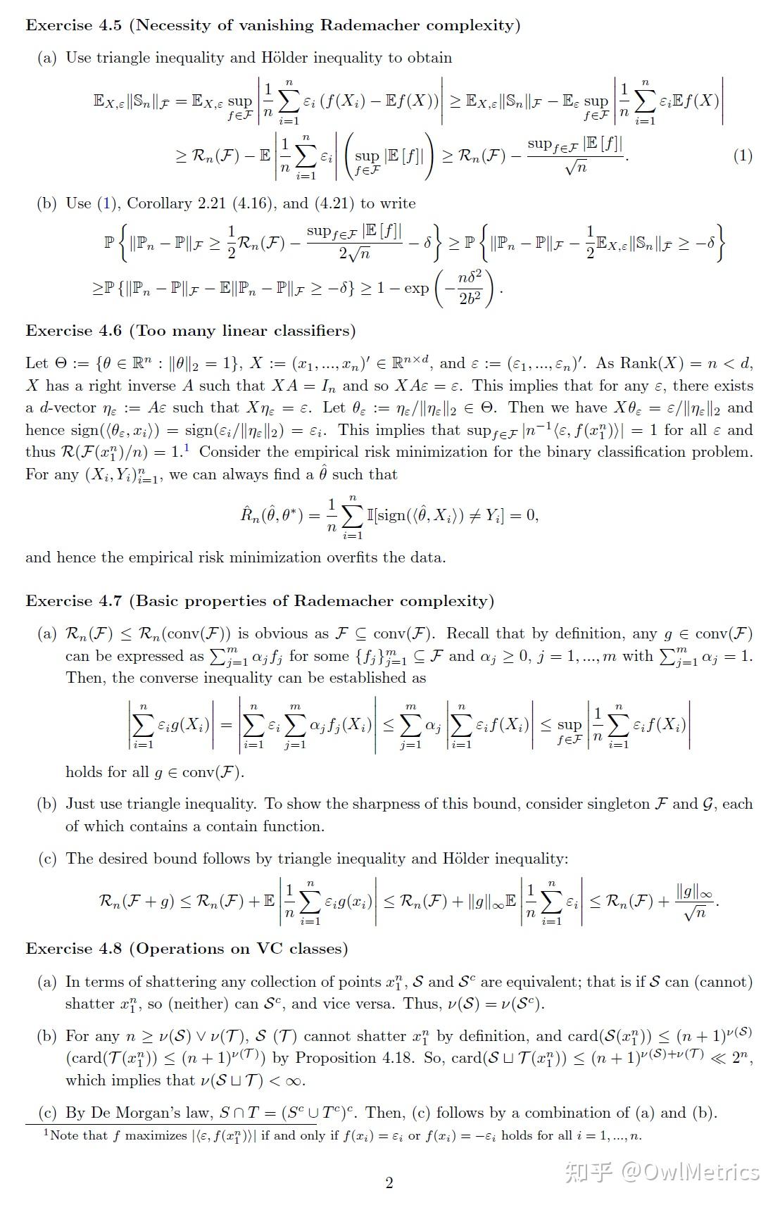 Wainwright高维统计学Chapter 4 [Mindmap+Solutions] 知乎