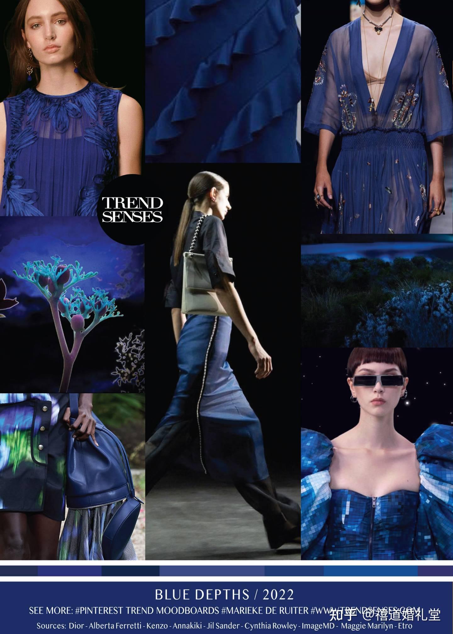 2022春夏五大流行色之亚特兰蒂斯蓝