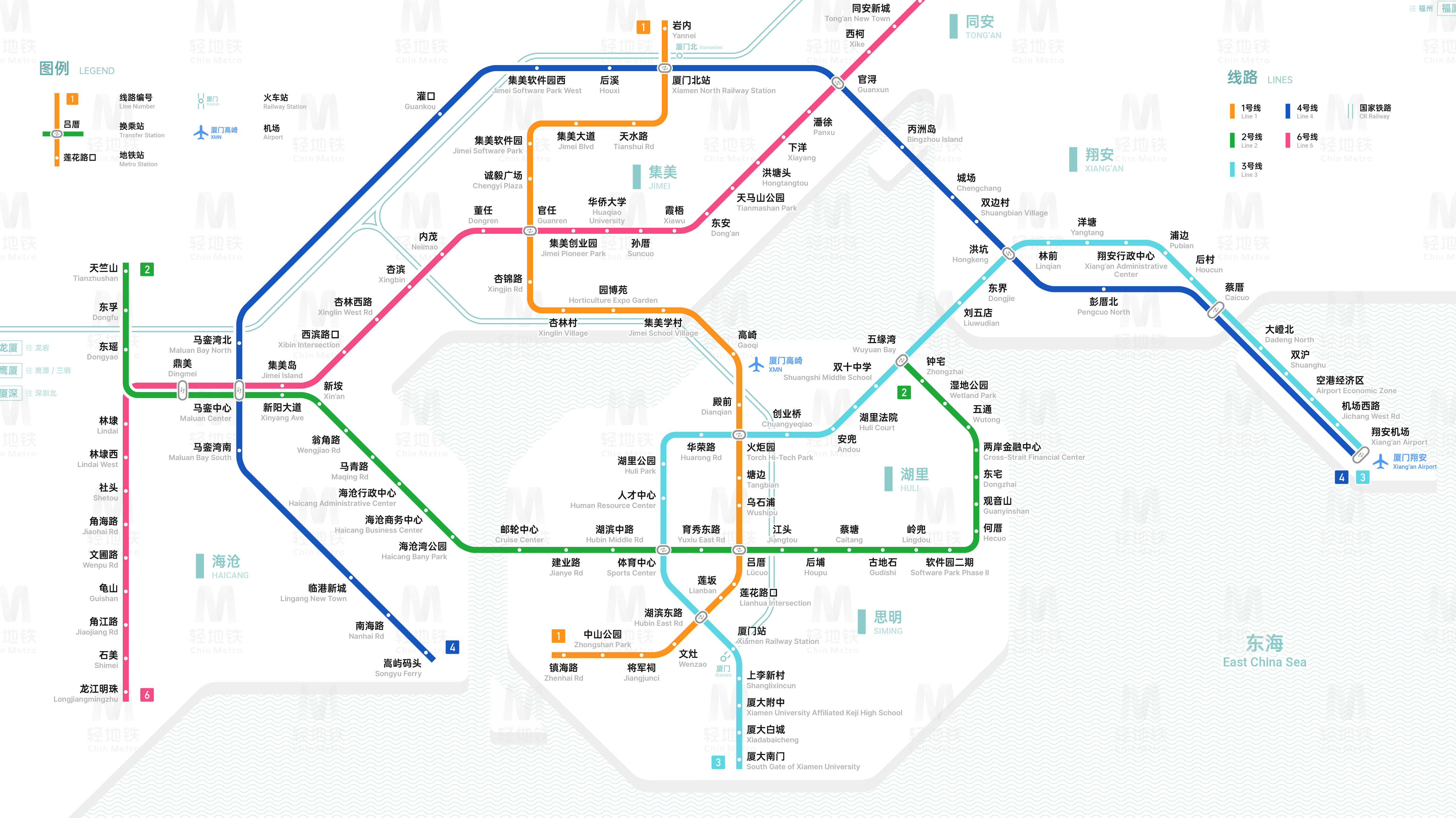 厦门地铁3号线正式开始试运行“跑图” 厦门地铁3号线站点线路图一览 - 厦门便民网