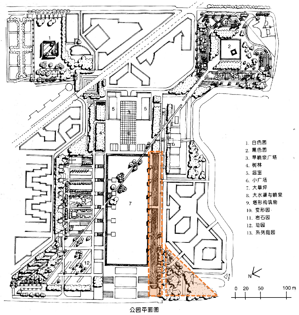 雪铁龙公园平面图图片