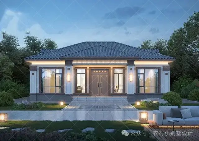 2025最火28款一层农村自建房别墅设计！12万打造全村颜值天花板 - 知乎