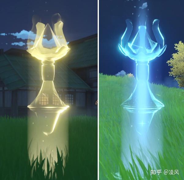 原神卡渲效果逆向还原五传送锚点全息效果