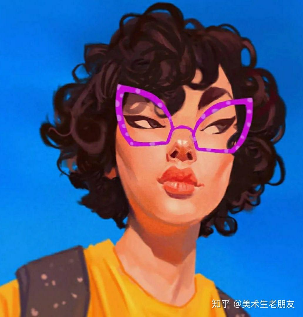 提高审美头像基础期与瓶颈期的美术生不要慌来看这组作品你一定会有