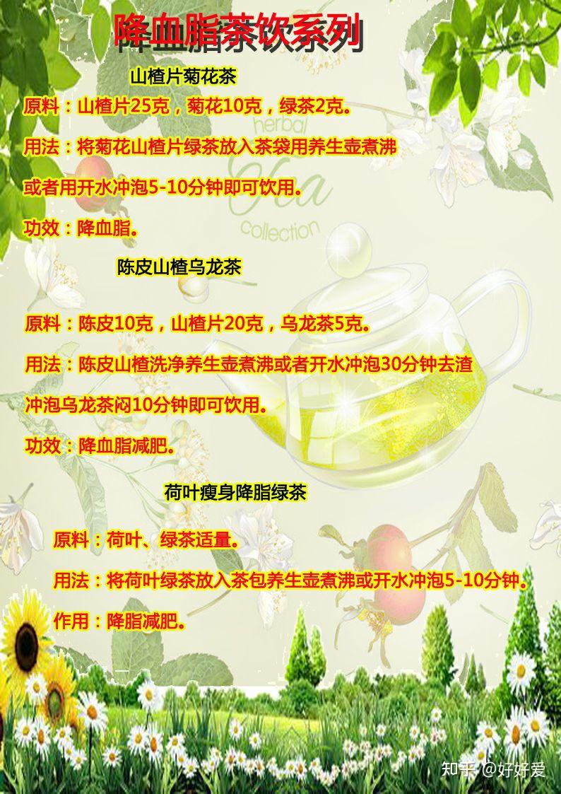 降血脂喝什么茶管用高血脂喝什么血脂高怎么办