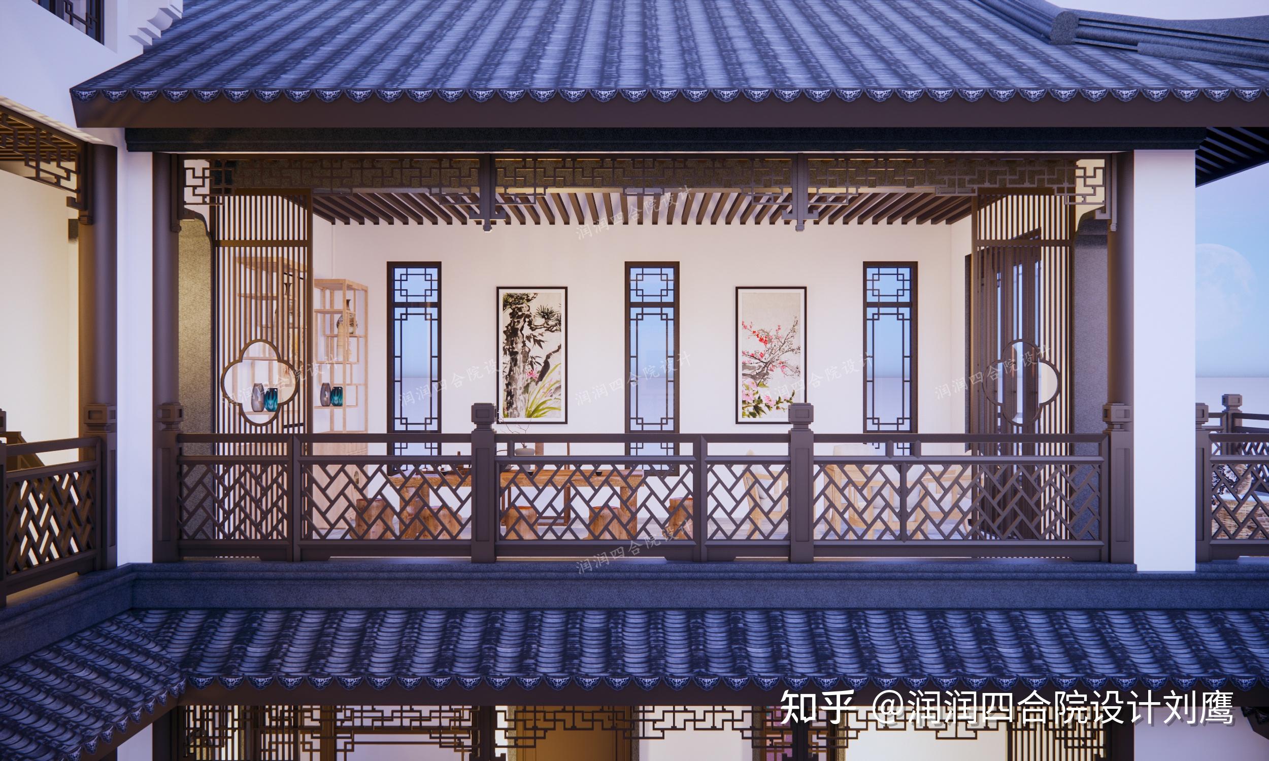 润润四合院设计刘鹰:四川两层苏式四合院祖宅25×18.5,游花园,享田园生活 - 知乎