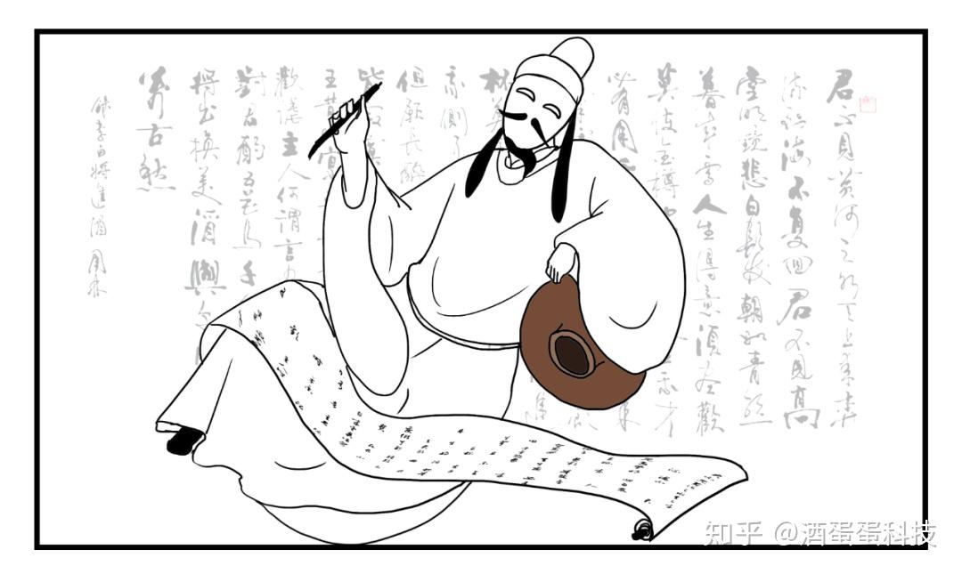 名人与酒诗仙亦酒仙一生与酒共长眠李白