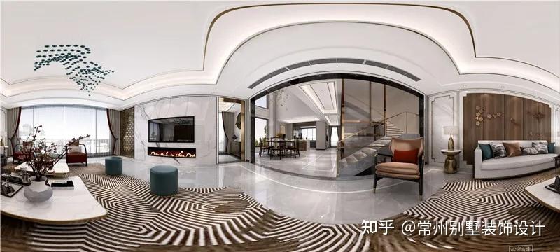 400m²|新中式别墅案例赏析 - 知乎