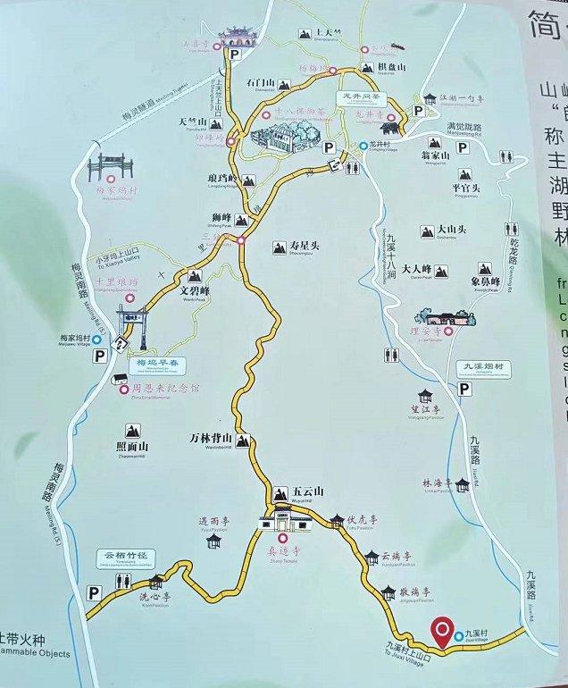 萧山徒步线路图图片