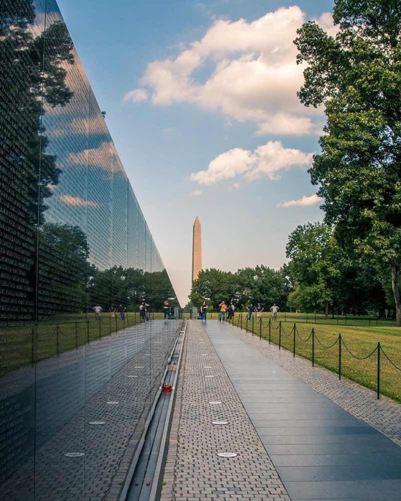 美国越南战争纪念碑图片