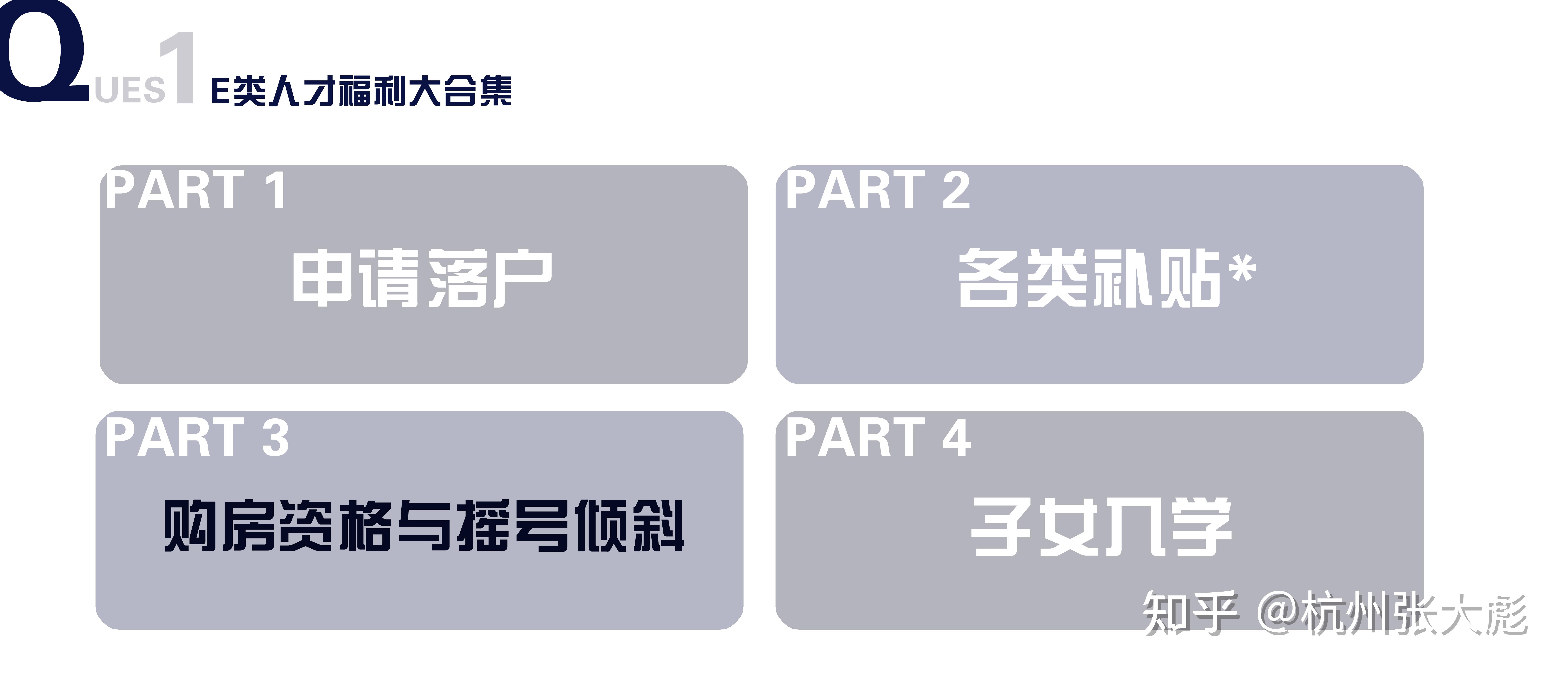 杭州高层次人才(E类)待遇解析 - 知乎