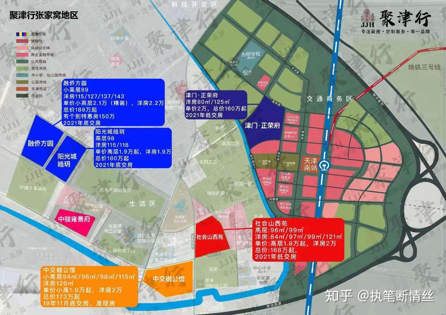 天津各区域最新房价图 - 知乎