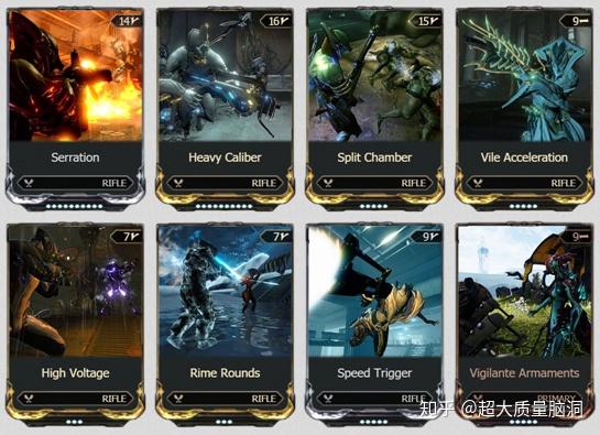 Warframe武器从机制到配置(下-配置篇)