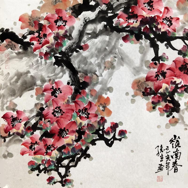 品貌日新当代花鸟画家孙立