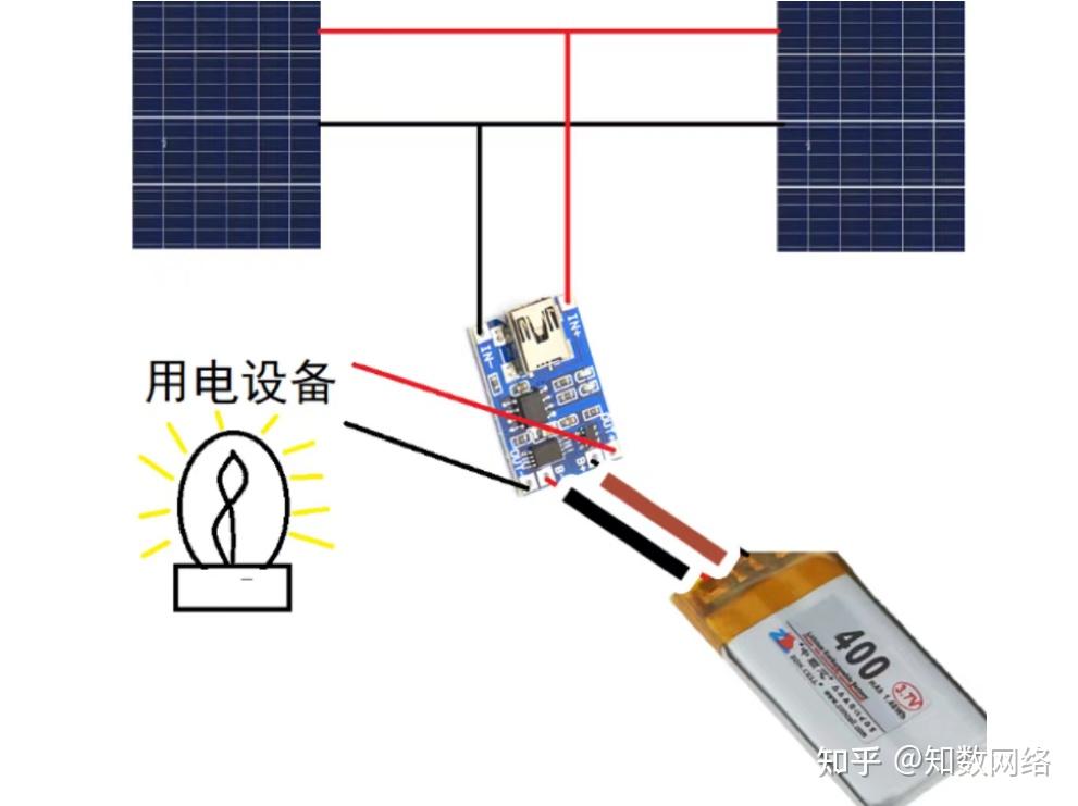 太阳能马灯内部接线图片