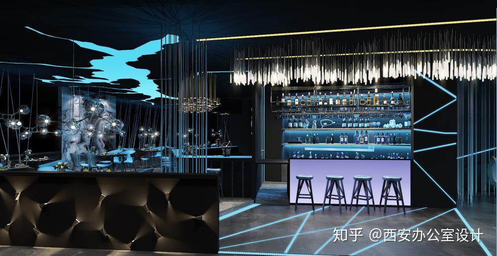 西安时尚牛排店装修设计图