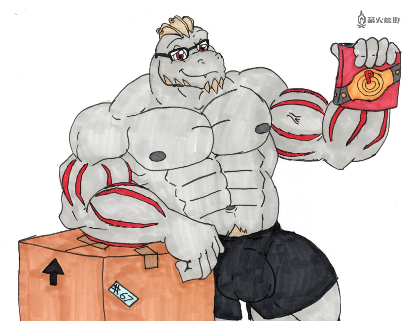 不过也有玩家表示其实豪力并没有那么可怕,高大身躯加上多块腹肌看