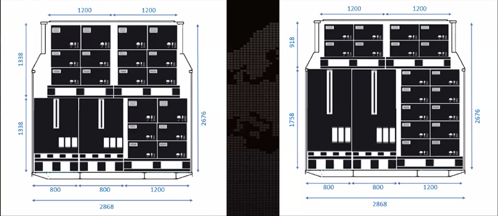 92米)整体来说比普通四十尺高柜 (长12.192米,宽2.438米,高2.