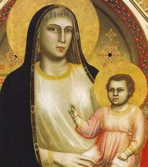 靠的仅是一个细节:ognissanti madonna | 宝座上的圣母 @乔托都是