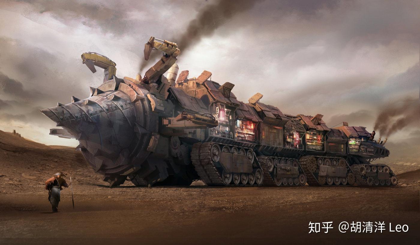 当梦想照射未来让我用流浪地球的矿车评点一下未来星系开垦用车