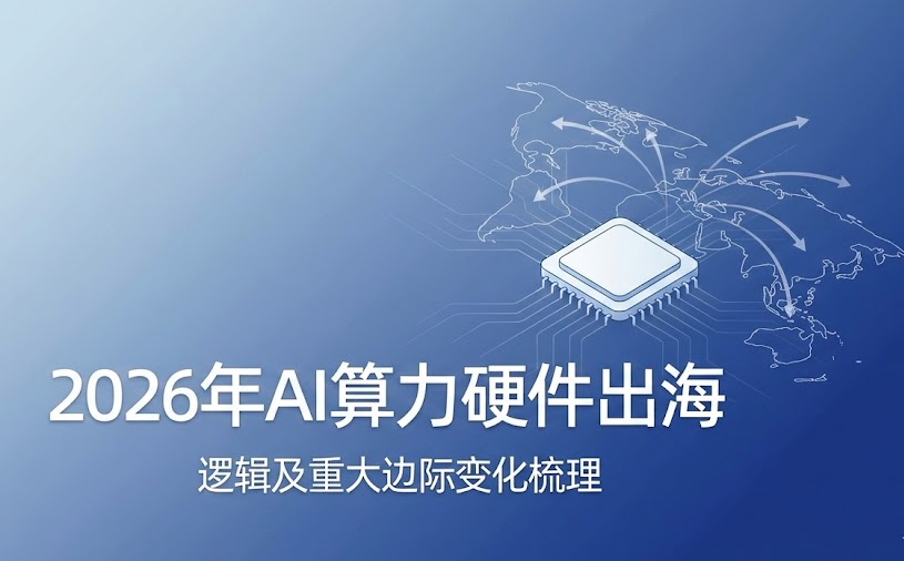 2026年AI算力硬件出海逻辑及重大边际变化梳理 - 知乎