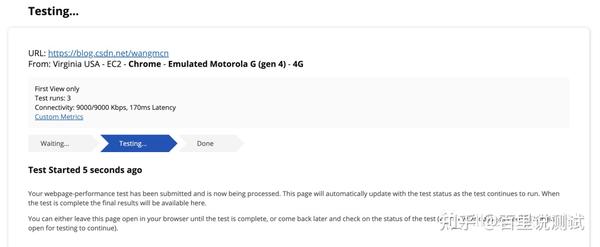 在线Web页面测试工具-WebPageTest - 知乎