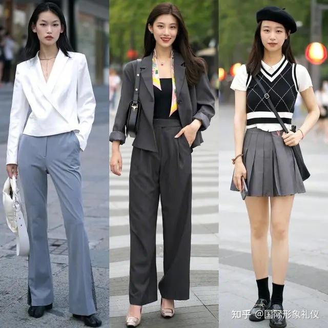 谁说"黑白灰"穿不出时髦感?