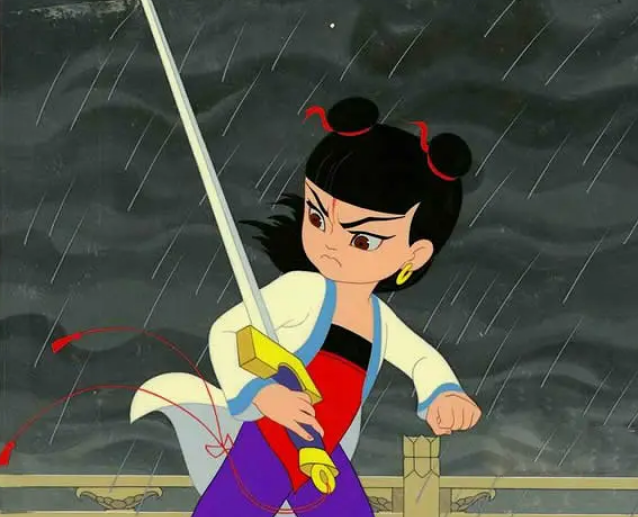 例如,《哪吒闹海》就立足于神话,讲了一个反父权的故事——哪吒从一个