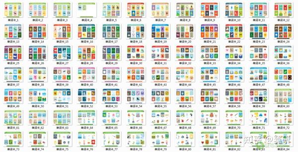 免费分享 | 43大主题英语彩色单词卡，帮孩子轻松掌握1600+词汇 - 知乎