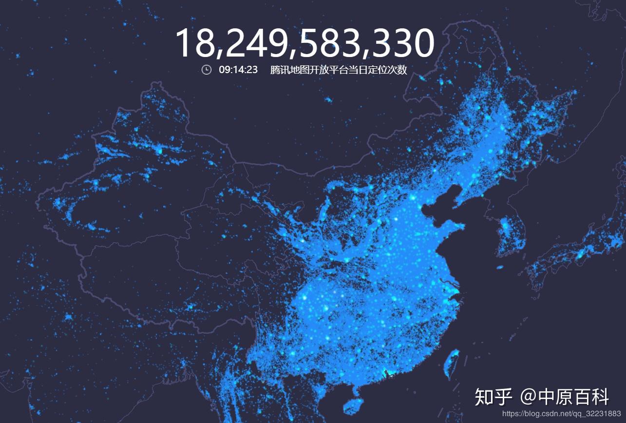 首先打开腾讯位置大数据星云图链接:https://xingyun.map.qq.