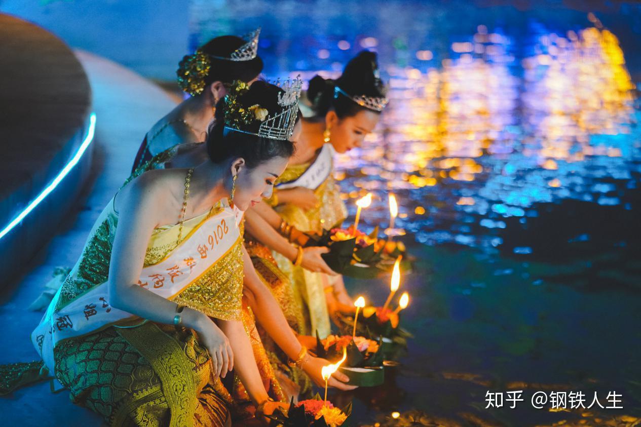 告庄被称之为中国版"泰国",那自然水灯节也是必不可少的,你想想当你来