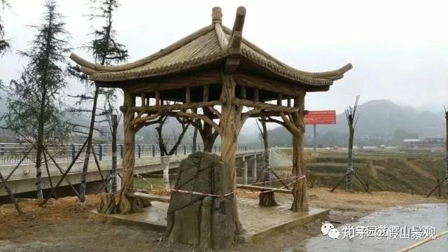 水泥仿木凉亭详细介绍总结 - 知乎