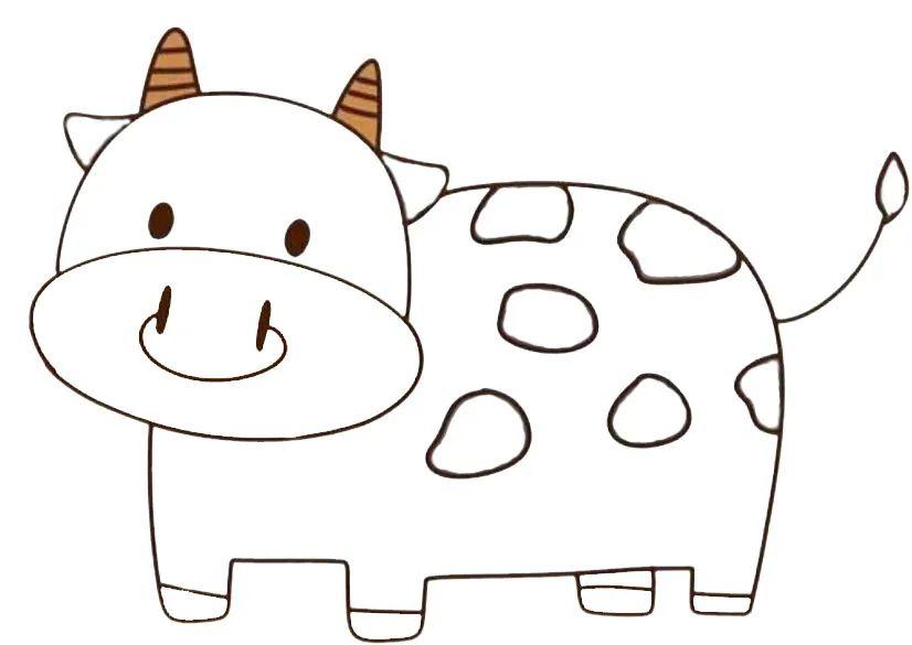 十二生肖及其简笔画之丑牛 07