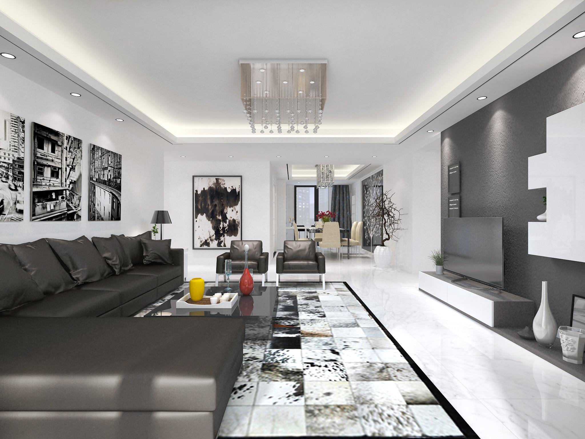 黑白色彩搭配中的小心思