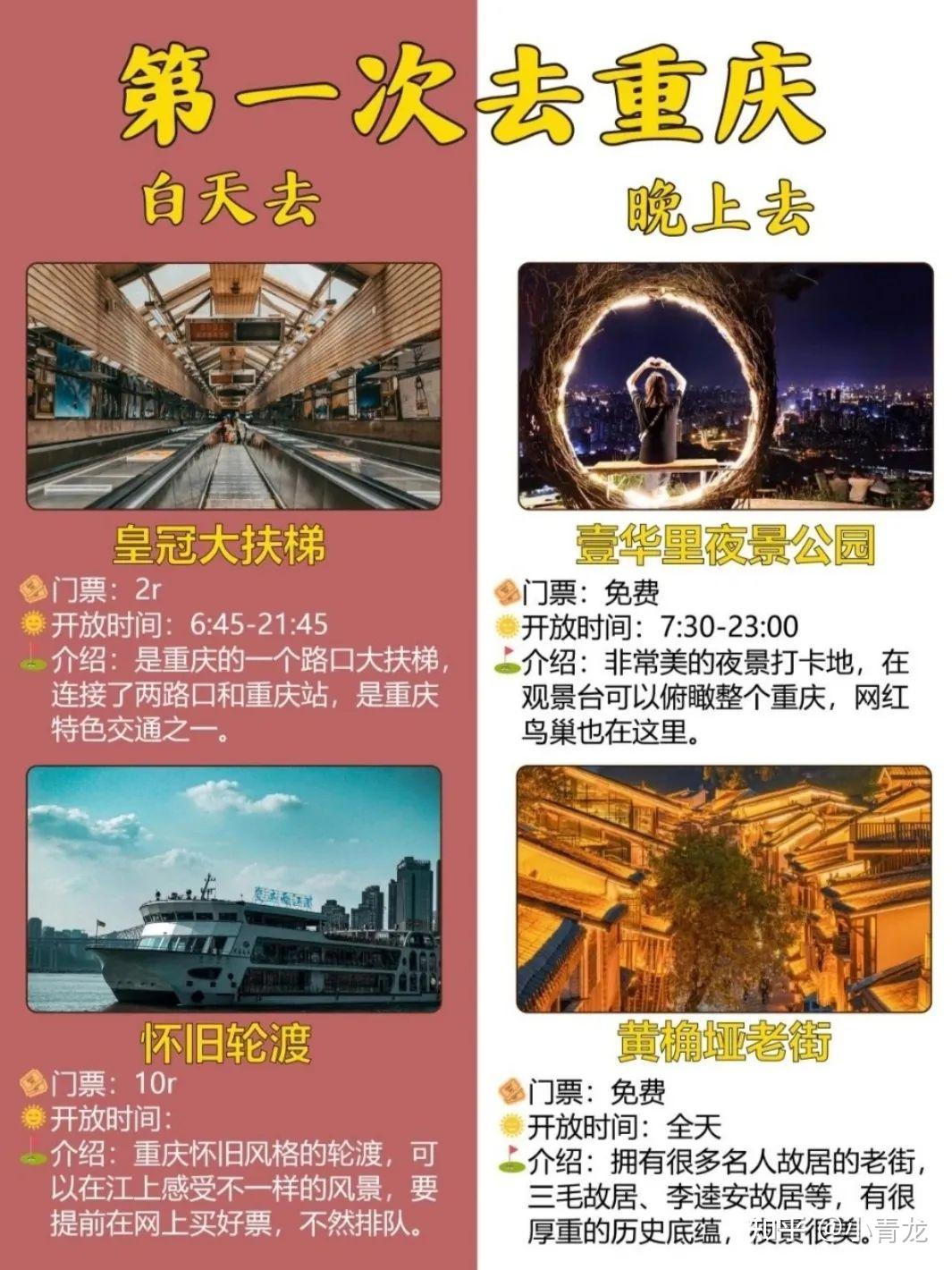 出发【重庆】|重庆3-5天旅游攻略(附路线图)连朋友圈文案都安排好了 - 知乎