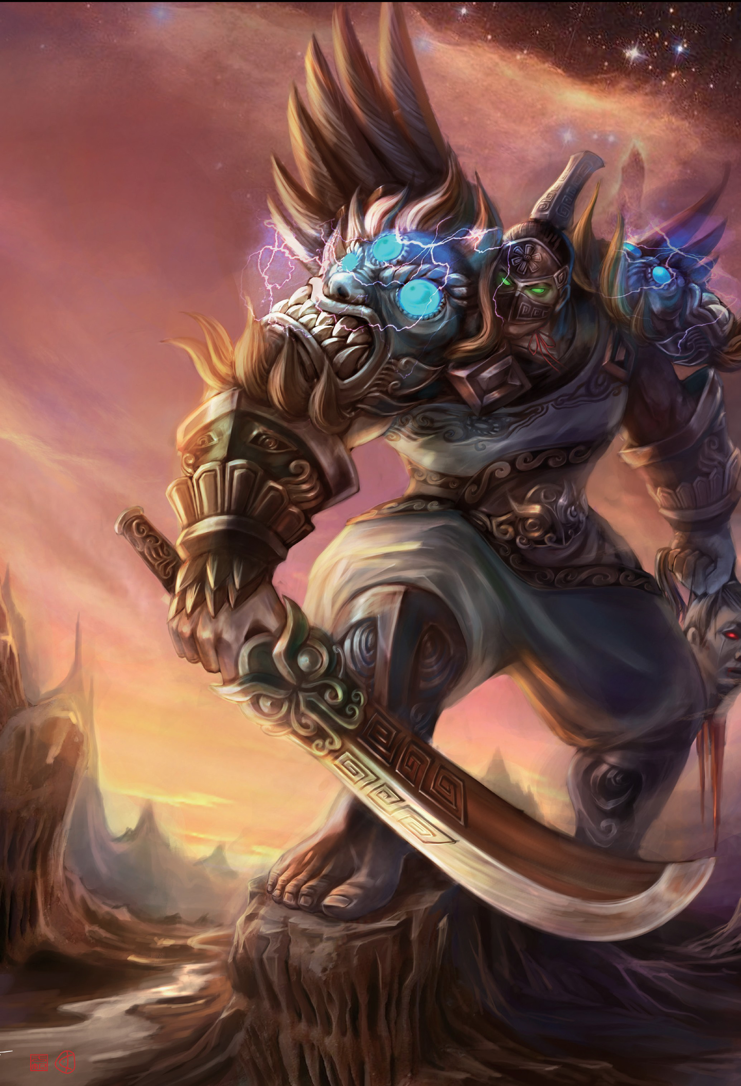 游戏设计角色概念人物和武器道具设定中