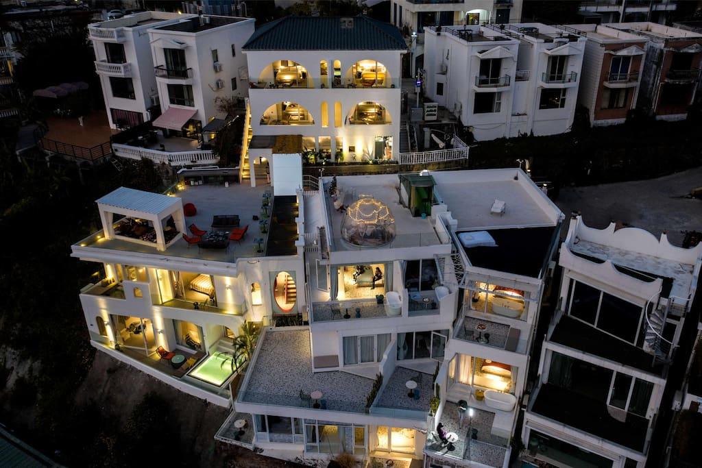 深圳海边的民宿,超浪漫,还有玻璃小屋